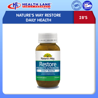 NATURE'S WAY RESTORE HARIAN HEALTH (28'S)